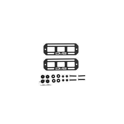 DV8 OFF-ROAD | Universal Molle Panels 7 Inch x 2.5 Inch Pair  | UNMP-01