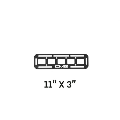 DV8 OFF-ROAD | Universal Molle Panels 11 Inch x 3 Inch  | UNMP-02
