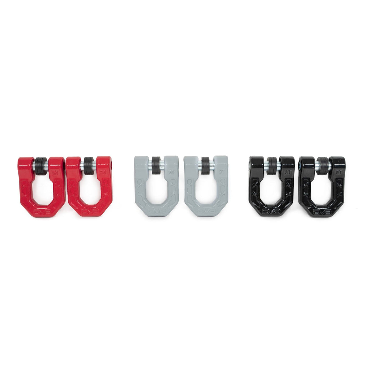 DV8 OFF-ROAD UNSK-01BL DV8 Offroad UNSK-01BL Black DV8 Elite Series D Rings (Pair)