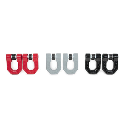 DV8 OFF-ROAD UNSK-01BL DV8 Offroad UNSK-01BL Black DV8 Elite Series D Rings (Pair)