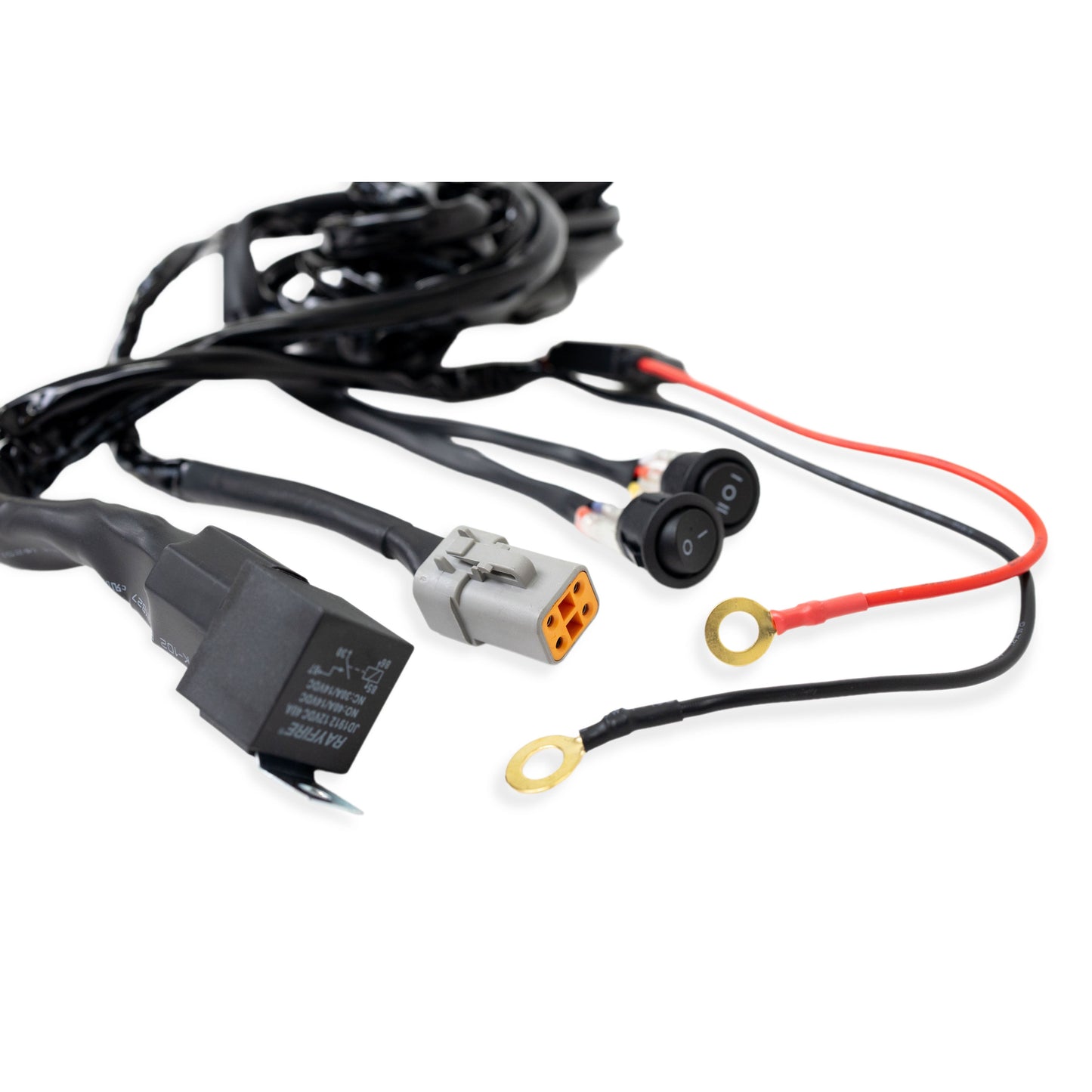 DV8 OFF-ROAD | 40 AMP DTP 4 Inch Pin Halo Light Harness  | UNWH-05