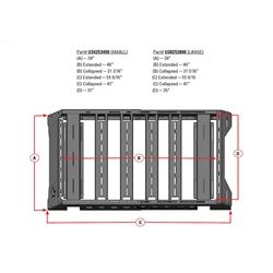 N-Fab | Universal Roof Rack-TX Black | U34253400