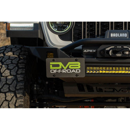 DV8 OFF-ROAD | Universal Quick Release D-Ring License Plate Mount | LPUN-01