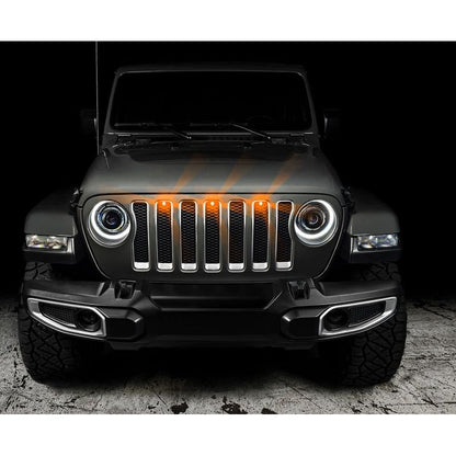 ORACLE Lighting Pre-Runner Style LED Grill Light Kit for Jeep Wrangler JL / Gladiator JT (Select color)