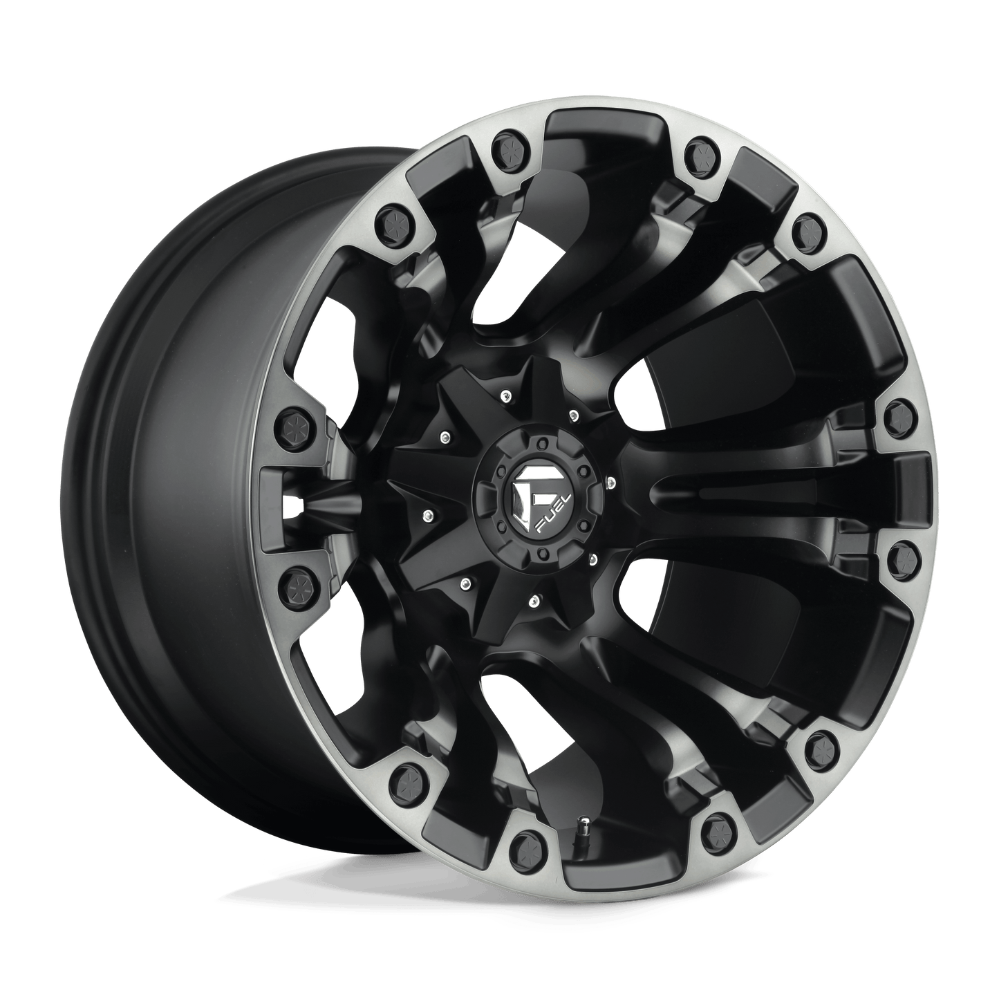 FUEL D851 VAPOR Matte Black Gray Tint