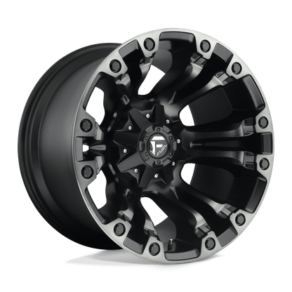 FUEL D851 VAPOR Matte Black Gray Tint