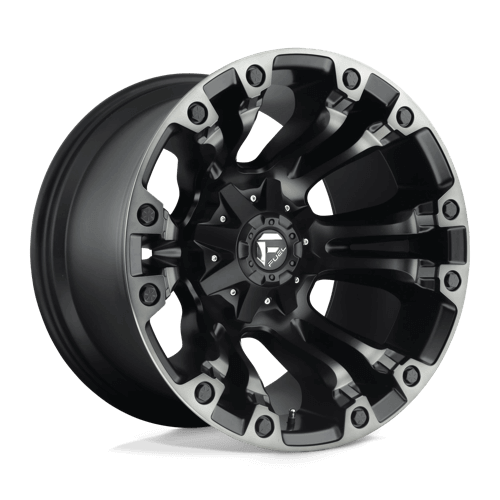 FUEL D851 VAPOR Matte Black Gray Tint