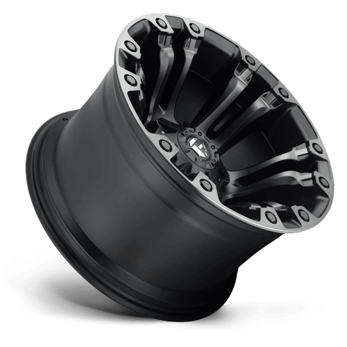 FUEL D851 VAPOR Matte Black Gray Tint