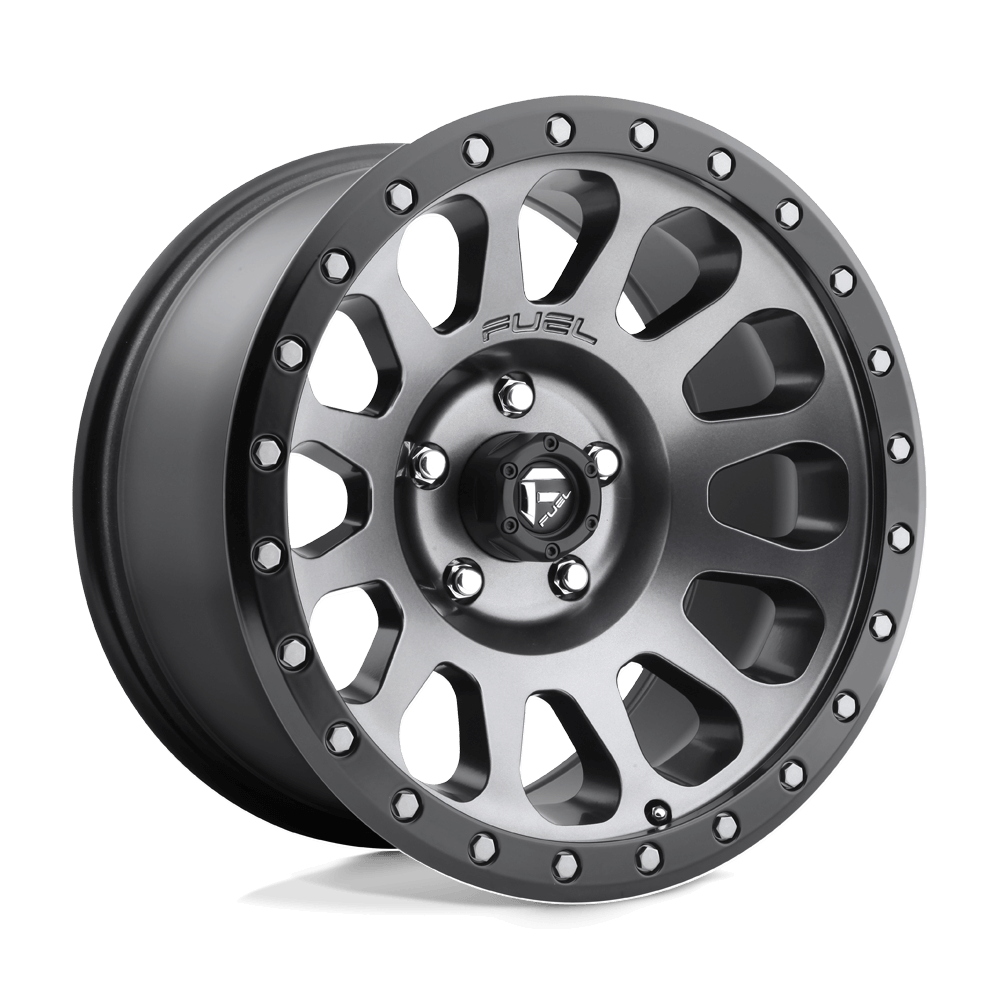 FUEL D601 VECTOR Matte Gunmetal Black Bead Ring