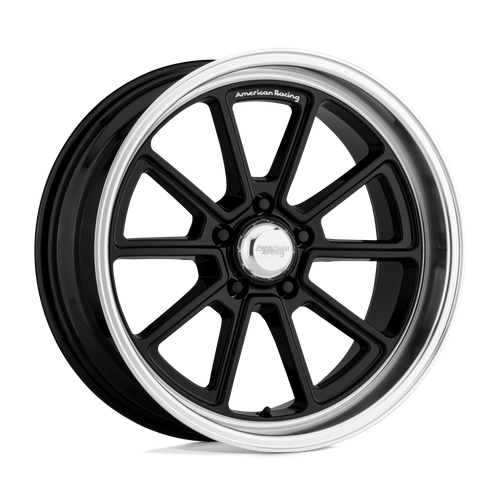 American Racing VN510 DRAFT Gloss Black W/ Diamond Cut Lip wheel