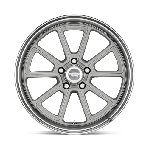 American Racing VN510 DRAFT Vintage Silver W/ Diamond Lip wheel