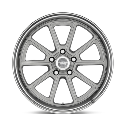 American Racing VN510 DRAFT Vintage Silver W/ Diamond Lip wheel