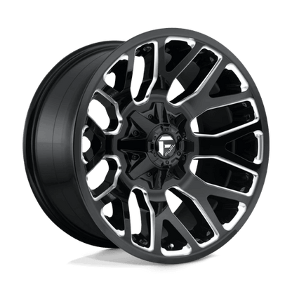 FUEL D623 WARRIOR Gloss Black Milled
