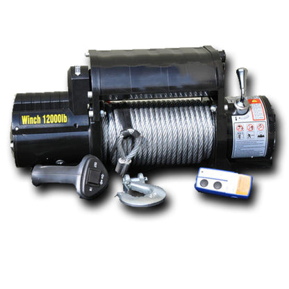 DV8 OFF-ROAD | 12,000 lbs. Winch with Steel Cable  | WB12SC