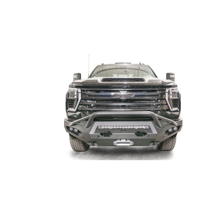 Fab Fours Matrix Front Bumper 2 Stage Black Powder Coated w/Pre-Runner Guard l CH24-X6152-1