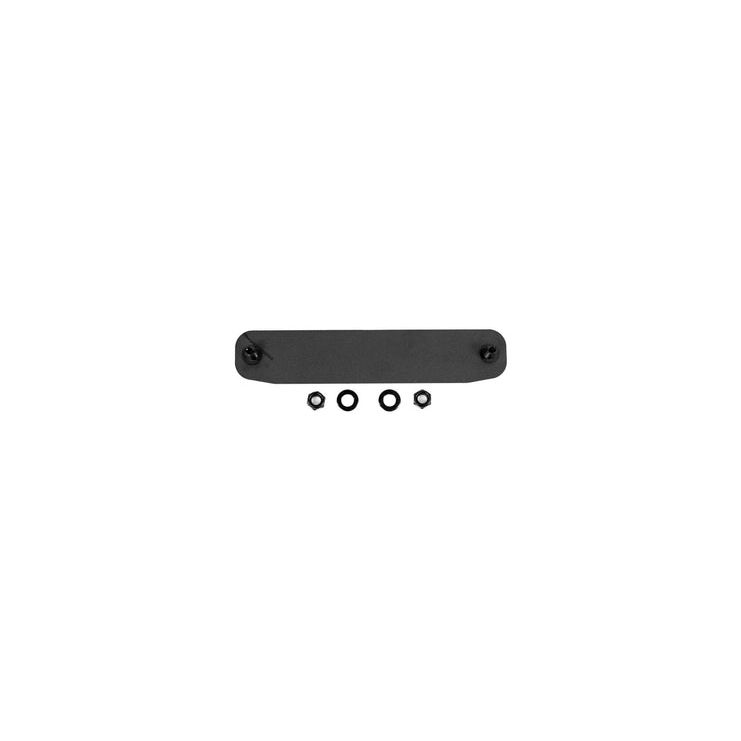 DV8 OFF-ROAD | Winch Fairlead Cover Plate | FBBO-01 with mounting hardware and sleek black finish.