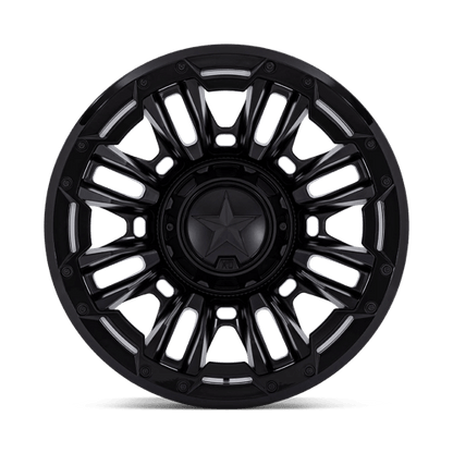 XD XD870 BOMBER Matte Black W/ G-Blk Ring - stylish off-road wheel with durable construction.