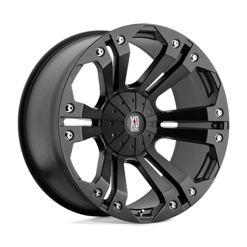 XD XD778 MONSTER Matte Black wheel showcasing aggressive design and rugged features for off-road performance.