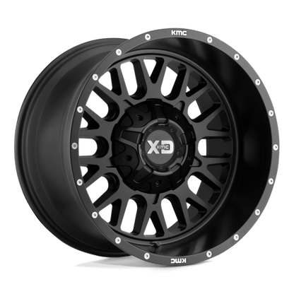 XD XD842 SNARE Satin Black wheel showcasing rugged design and off-road performance for trucks and Jeeps.