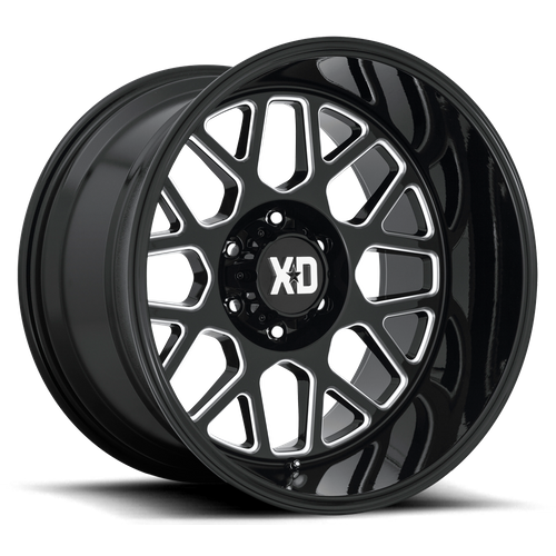 XD XD849 GRENADE II Gloss Black Milled wheel