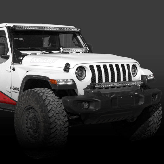 XKGLOW XK-BRC-JL-AP Jeep for JL JT A-pillar 50-52" Light Bar