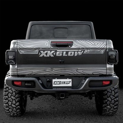 XK GLOW | LED Taillight with Smoked Lens for Jeep JT Gladiator  | XK041028