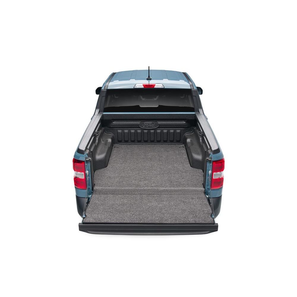 BedRug XLT Mat Spray In 22-25 Ford Maverick Bed Liner w/ Tailgate Mat - Charcoal (XLTBMM22SBS) installed in truck bed