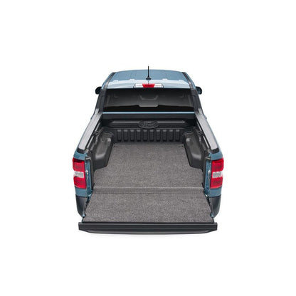 BedRug XLT Mat Spray In 22-25 Ford Maverick Bed Liner w/ Tailgate Mat - Charcoal (XLTBMM22SBS) installed in truck bed