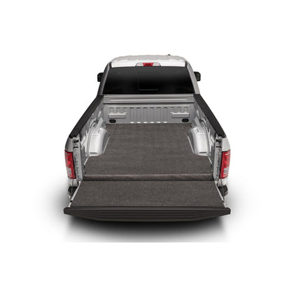 BedRug 2015-2025 Ford F-150 8' Bed Mat w/ Tailgate Mat - Charcoal (XLTBMQ15LBS) installed in truck bed.
