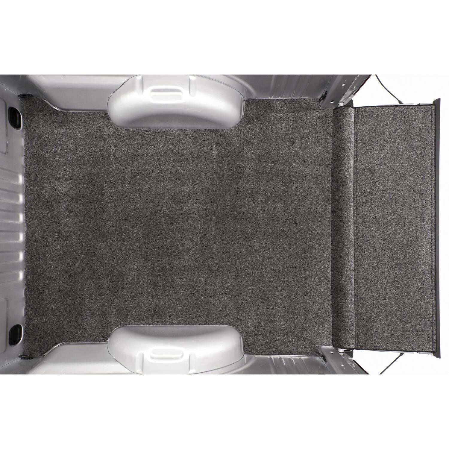 BedRug XLT Bedmat For Spray-In Or No 2015-2025 Ford F-150 6'7" Bed Mat w/ Tailgate Mat - Charcoal (XLTBMQ15SBS) installed view