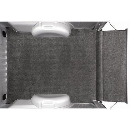 BedRug XLT Bedmat For Spray-In Or No 22-25 Toyota Tundra 5'6" Bed Mat w/ Tailgate Mat - Charcoal (XLTBMY22SBS) installed in truck bed.