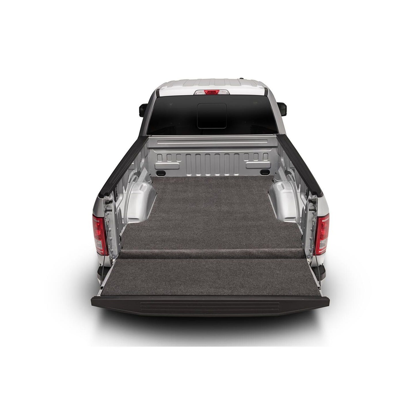 BedRug XLT Bedmat For Spray-In Or No 24-26 Toyota Tacoma 6' Bed Mat w/ Tailgate Mat - Charcoal (XLTBMY24SBS) installed in truck bed