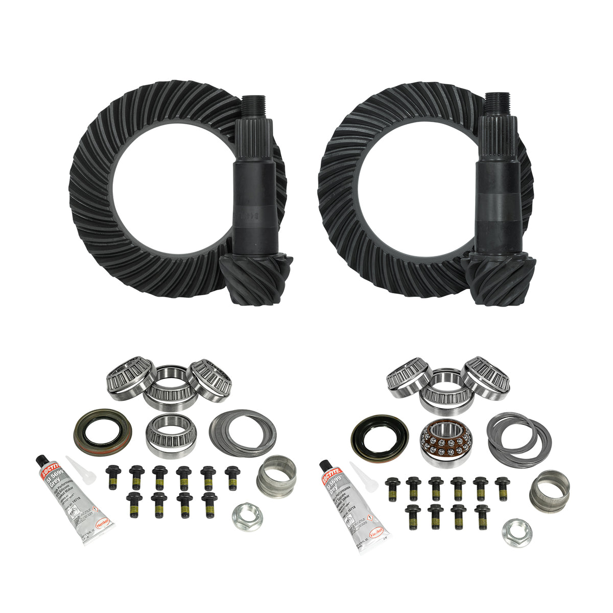 Yukon Gear & Axle Re-Gear And Install Kit Dana 44 Front & Rear Jeep Jl/Jt Rubicon 5.38 JL & Jt Rubicon D44 (M220) product
