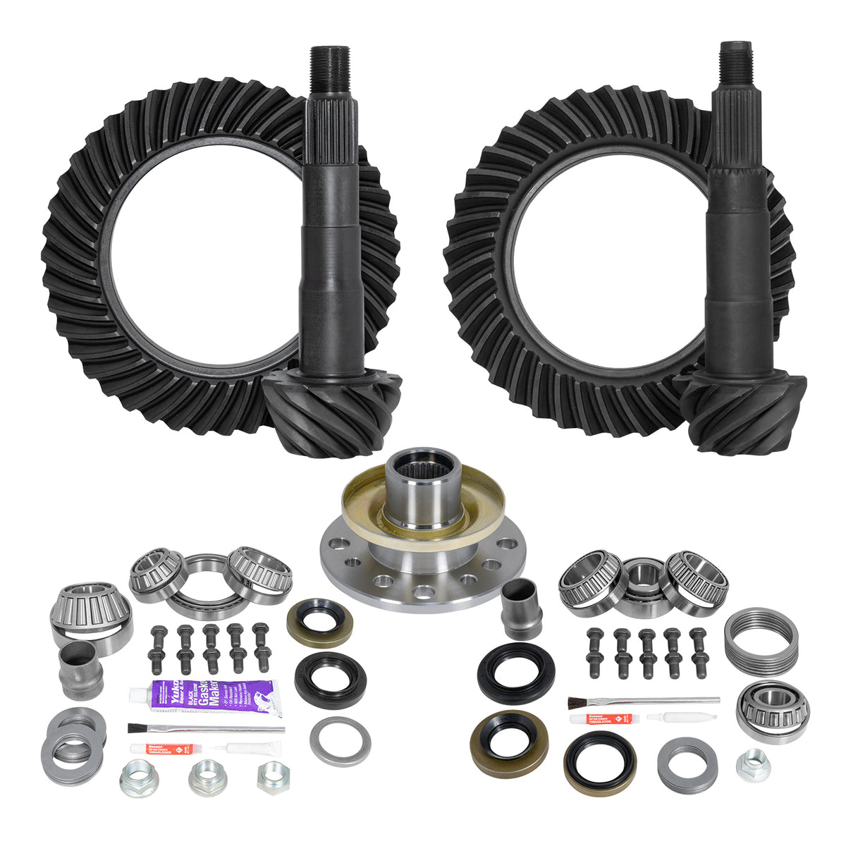 Yukon Gear & Axle Ring & Pinion Gear Kit Package Front & Rear With Install Kits - Toyota 8/7.5R Toyota Tacoma 95-04 product