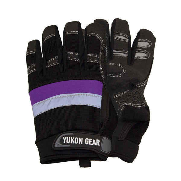 YUKON GEAR & AXLE | Recovery Gloves With Textured Rubber Palms And Fingers And Nylon Upper Recovery Gear Gloves | YRGGLOVES-1