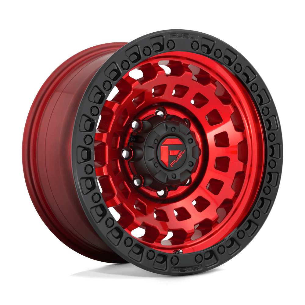 FUEL D632 ZEPHYR Candy Red Black Bead Ring