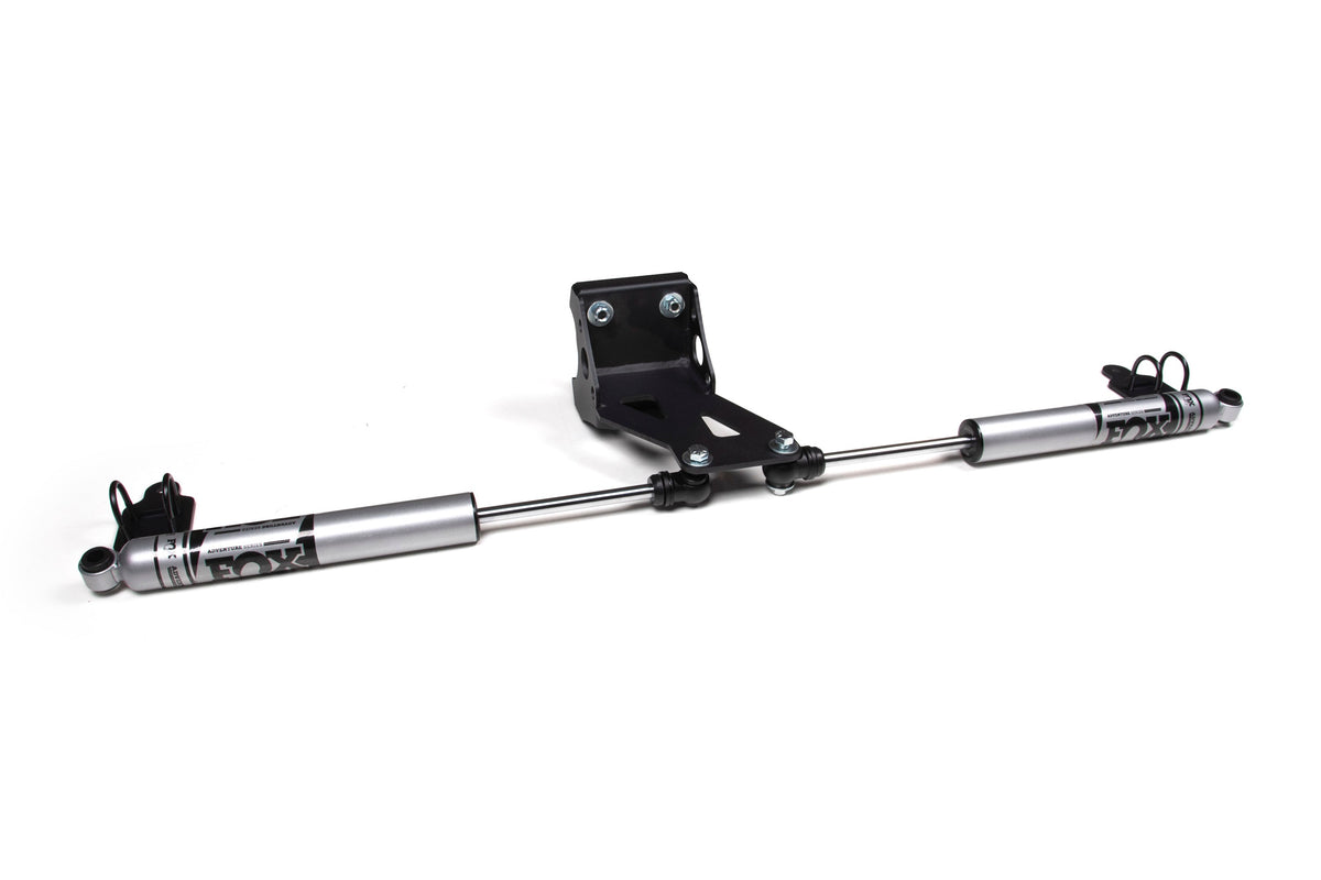 ZONE OFFROAD | Dual Steering Stabilizer Kit W/ Fox Adventure Series Shocks | 05-27 Fits 3-9 Inch Lift | Ford F250/F350 Super Duty 4WD | F102F - product image 1