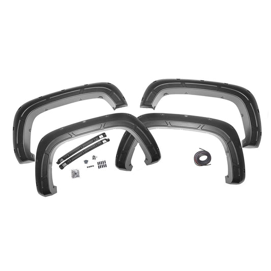 ROUGH COUNTRY Fender Flares | Sport | GXN Deep Bronze | Chevy Silverado 2500 HD/3500 HD (20-25) | S-C12215-GXN