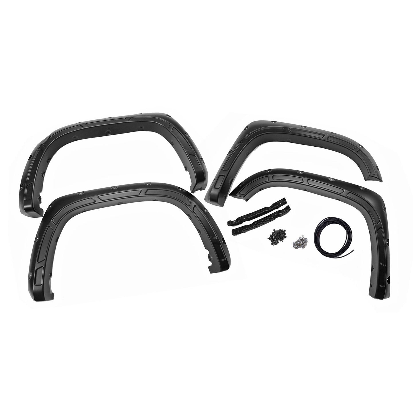 ROUGH COUNTRY Fender Flares | Defender | 3L5 Radiant Red | Toyota Tundra 2WD/4WD (14-21) | A-T11411-3L5