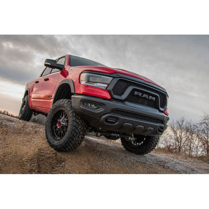 ZONE OFFROAD | 4" Front 5" Rear Suspension Lift System (2019-2023 Ram 1500 Rebel/OffRoad 4wd) D146F on lifted Ram truck