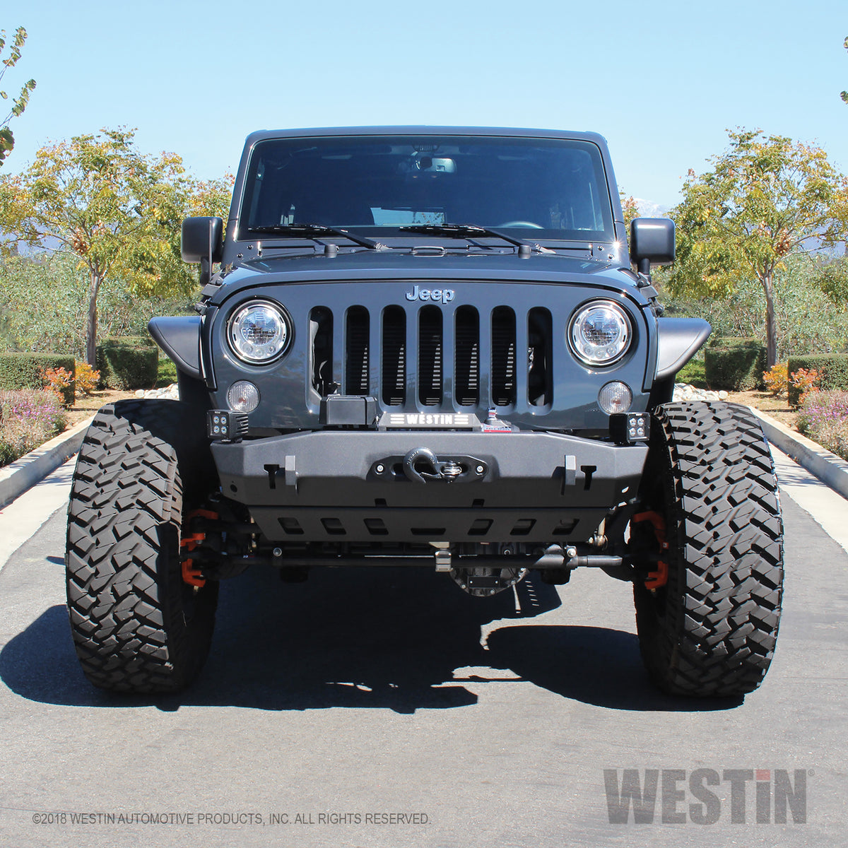 Westin Tube Fenders - Front 2007-2018 Jeep Wrangler JK