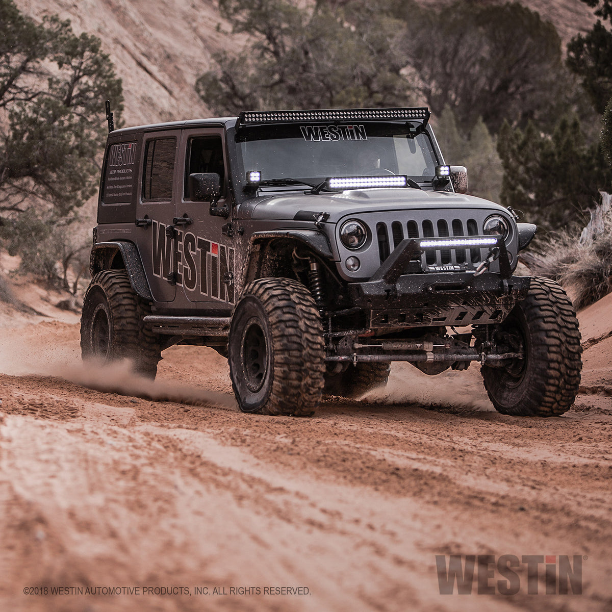 Westin Tube Fenders - Front 2007-2018 Jeep Wrangler JK