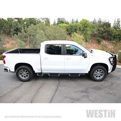 Westin HDX Drop Wheel-to-Wheel Nerf Steps 2019-2024 Chevy/GMC Silverado/Sierra 1500 Crew Cab