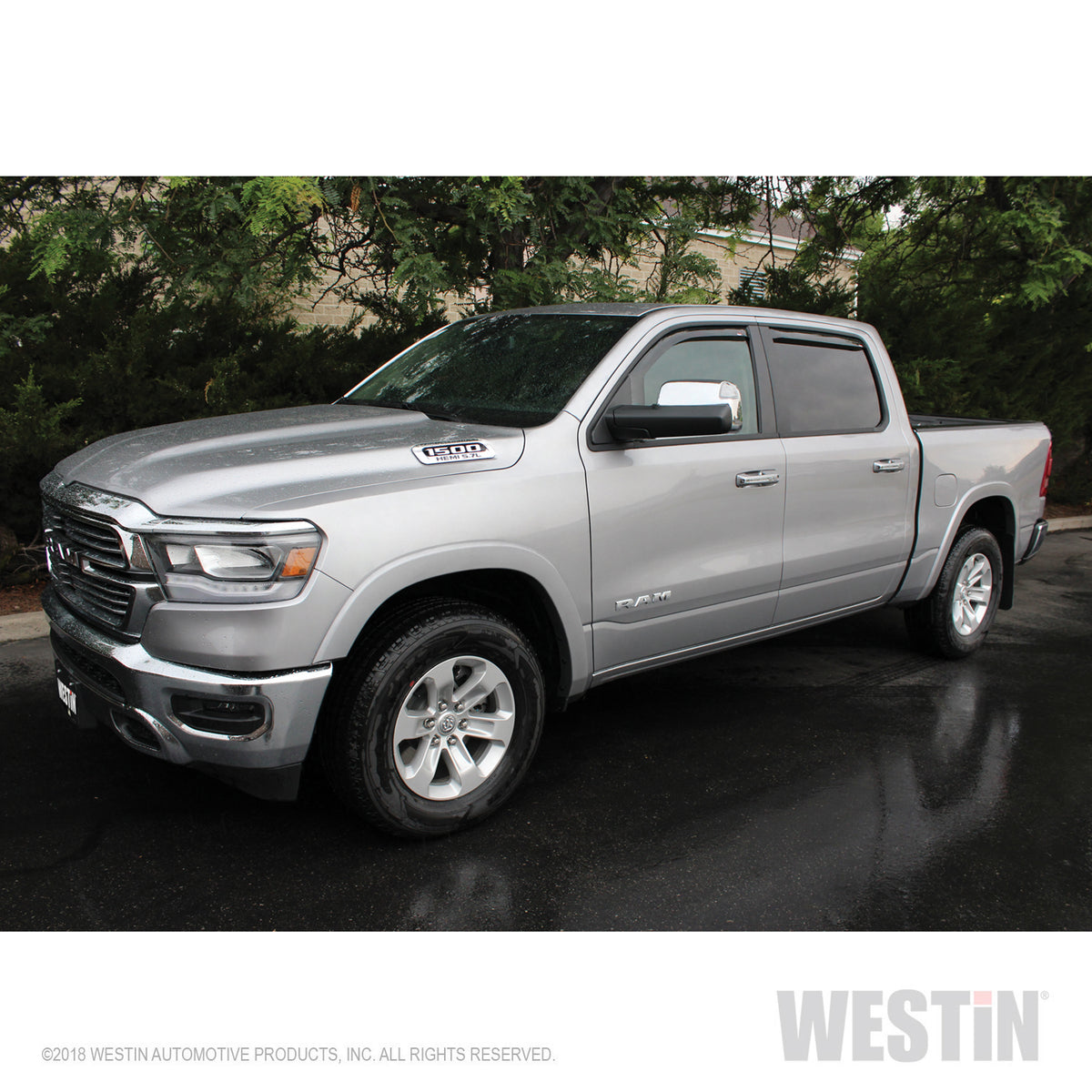 Westin In Channel Wind Deflector 4pc 2019-2024 Ram 1500 Crew Cab