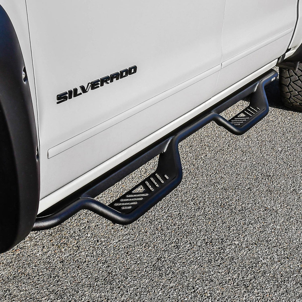 Westin Outlaw Drop Nerf Steps 2014-2018 Chevy/GMC Silverado/Sierra 1500 Crew Cab (Rocker Mount)