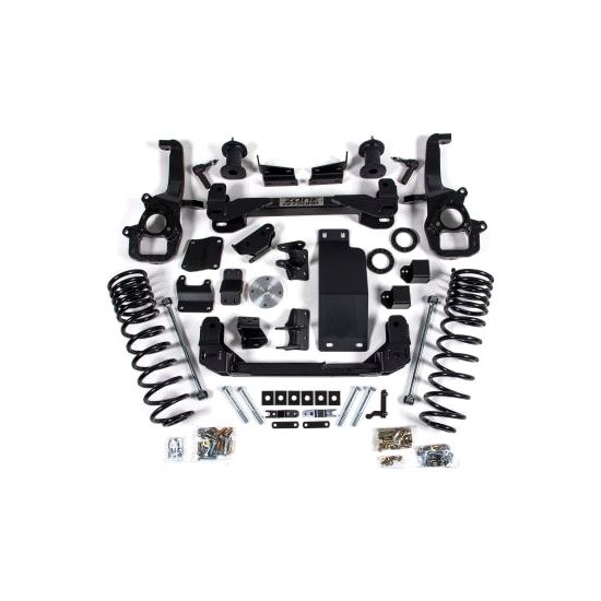 ZONE OFFROAD | 4" Front 5" Rear Suspension Lift System (2019-2023 Ram 1500 Rebel/OffRoad 4wd) D146F components