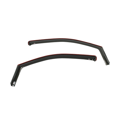 Westin Matte In-Channel Wind Deflector 4pc 2015-2020 Chevy/GMC Colorado/Canyon Crew Cab Matte