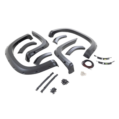 ROUGH COUNTRY Pocket Fender Flares | GXG Tungsten | Chevy Silverado 1500 2WD/4WD (19-21) | F-C11911A-GXG