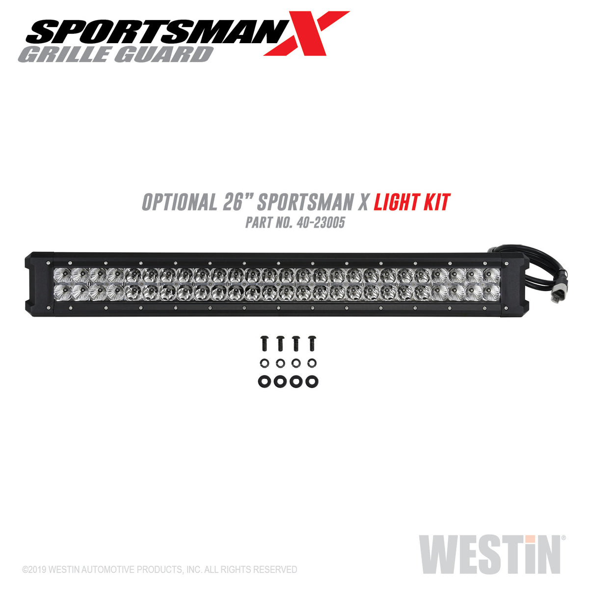 Westin Sportsman X Grille Guard 2016-2018 Chevy Silverado 1500