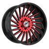 XF OFFROAD XF-239 Black Machined Red
